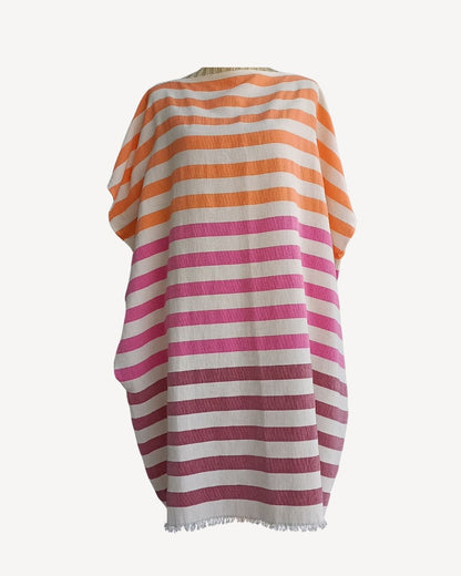 Poncho de Plage Rayé
