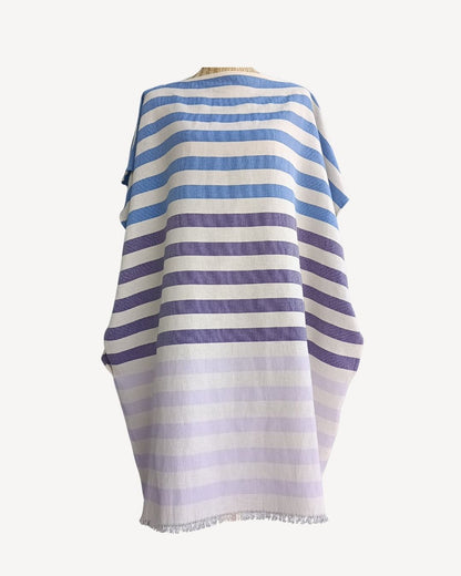 Poncho de Plage Rayé