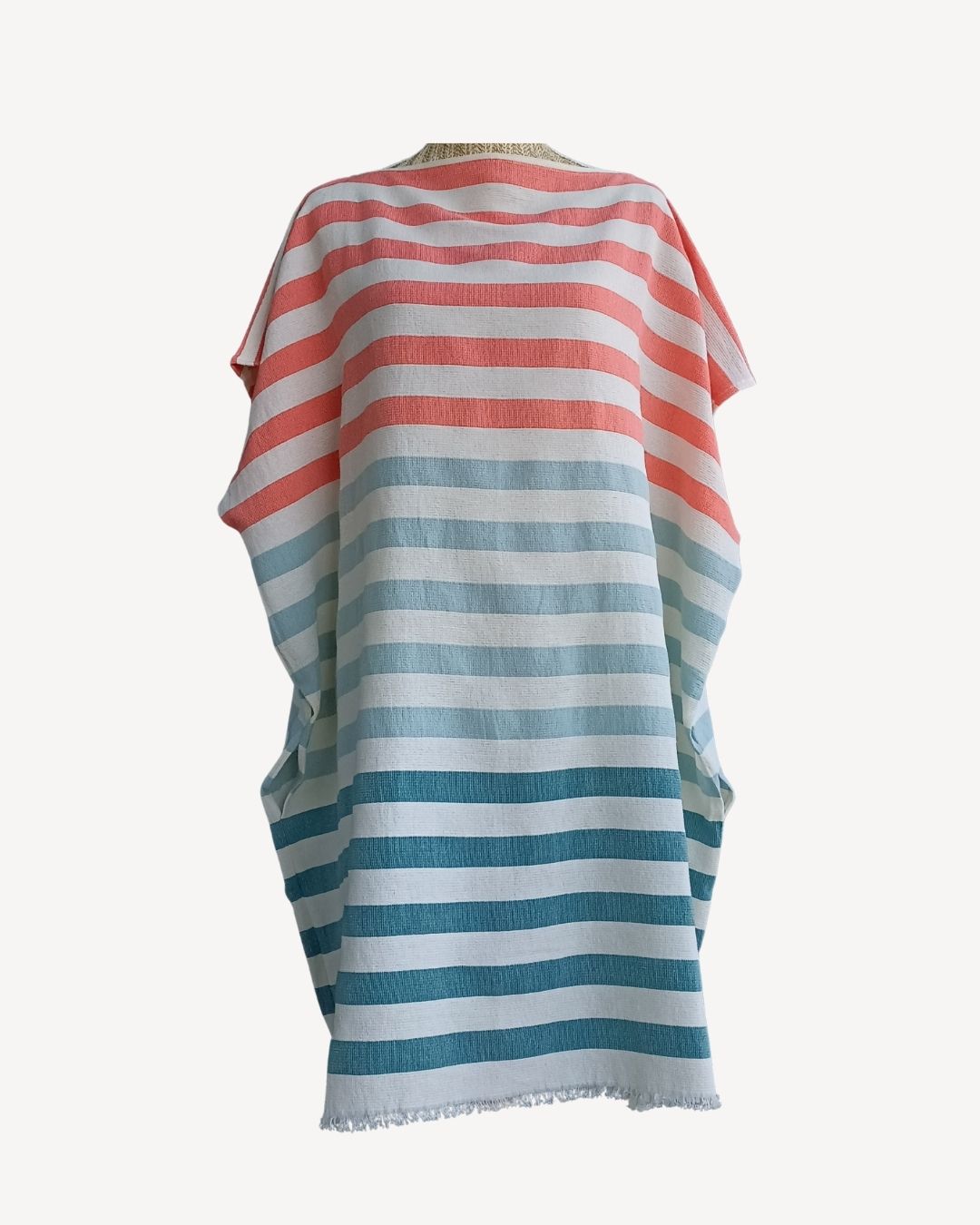 Poncho de Plage Rayé