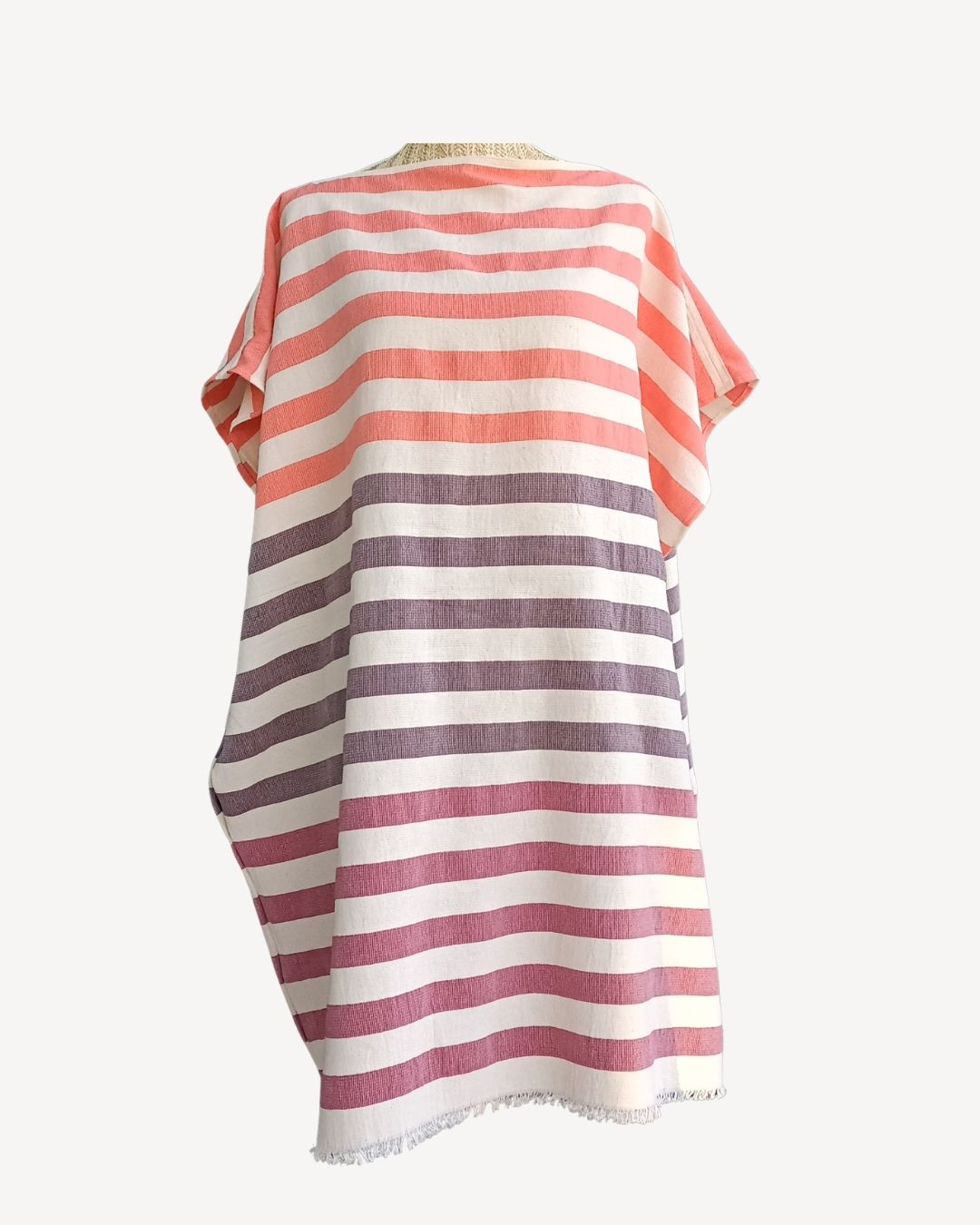 Poncho de Plage Rayé