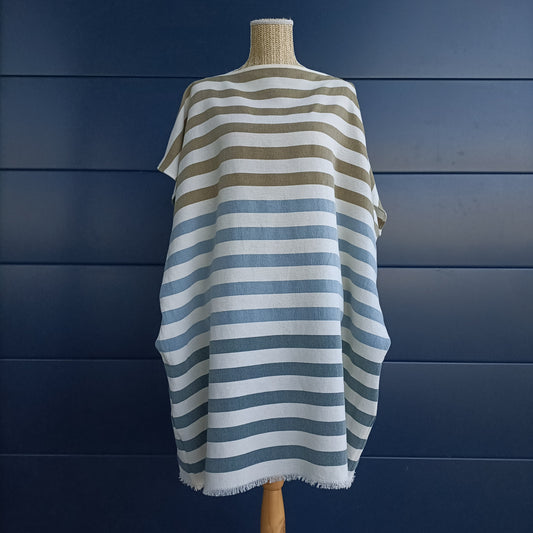 Poncho de Plage "Cardamome"