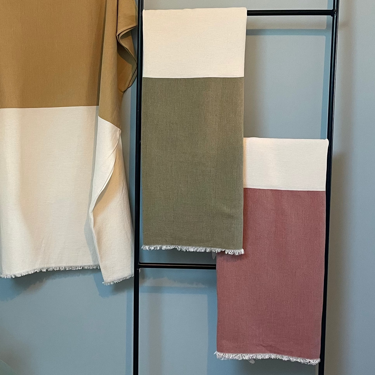 Drap de bain léger et absorbant pur coton fabriqué en France