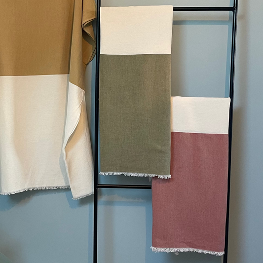 Drap de bain léger et absorbant pur coton fabriqué en France