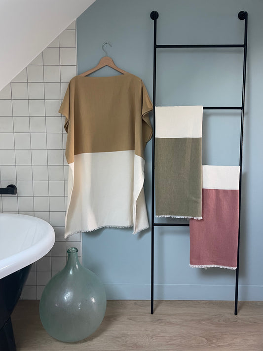 Poncho de Plage Bicolore