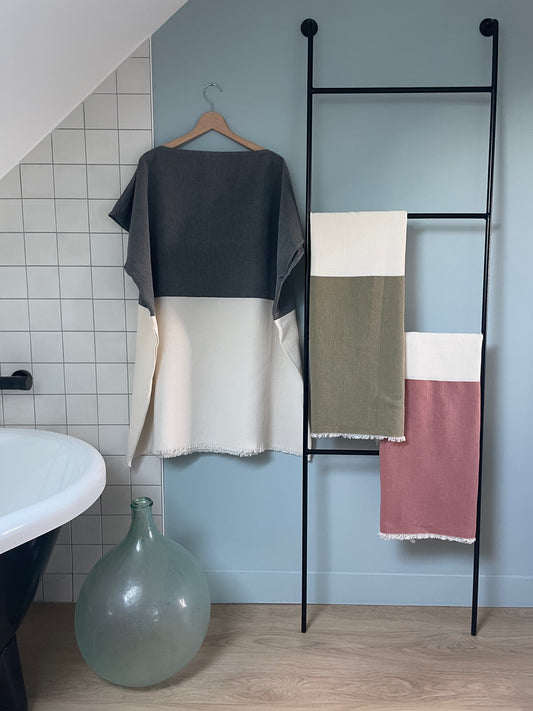 Poncho de Plage Bicolore