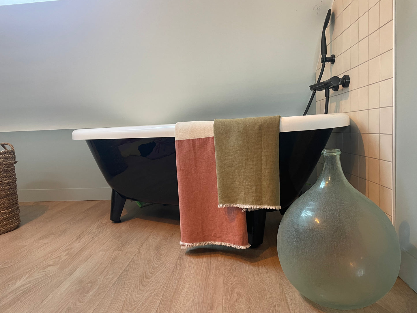 Drap- serviette de Bain Bicolore