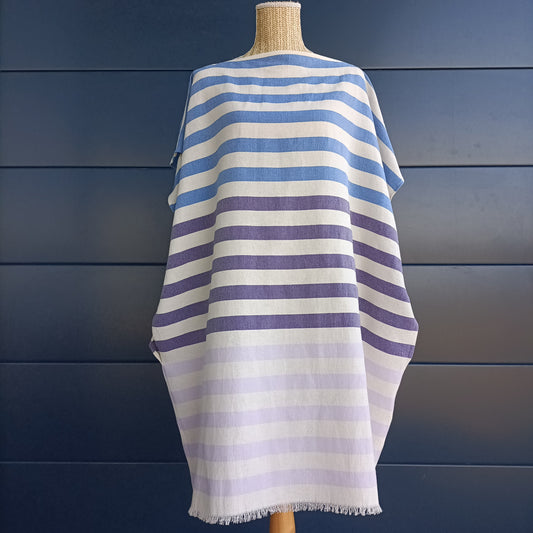 Poncho de Plage "Myrtille"