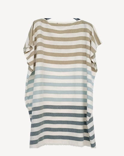 Poncho de Plage Rayé