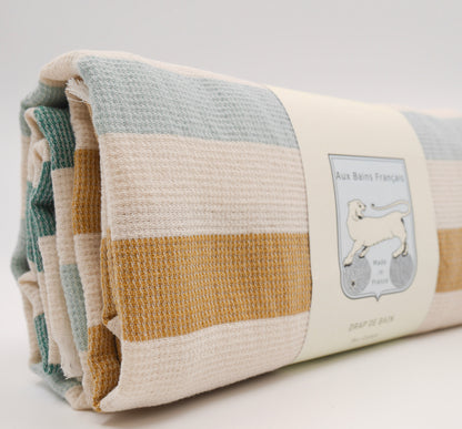 serviette de bain légère et absorbante made in france