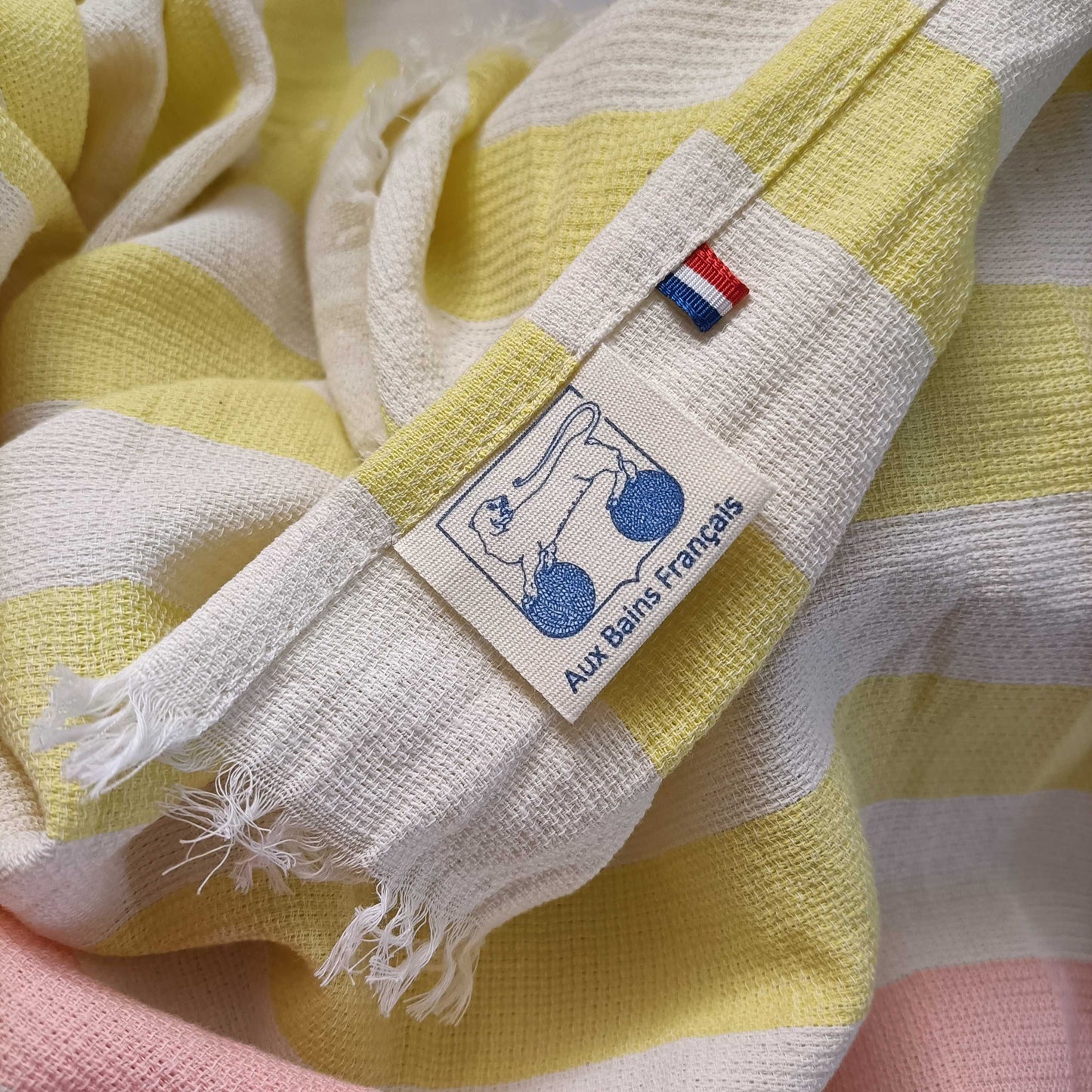 serviette made in france aux bains français
