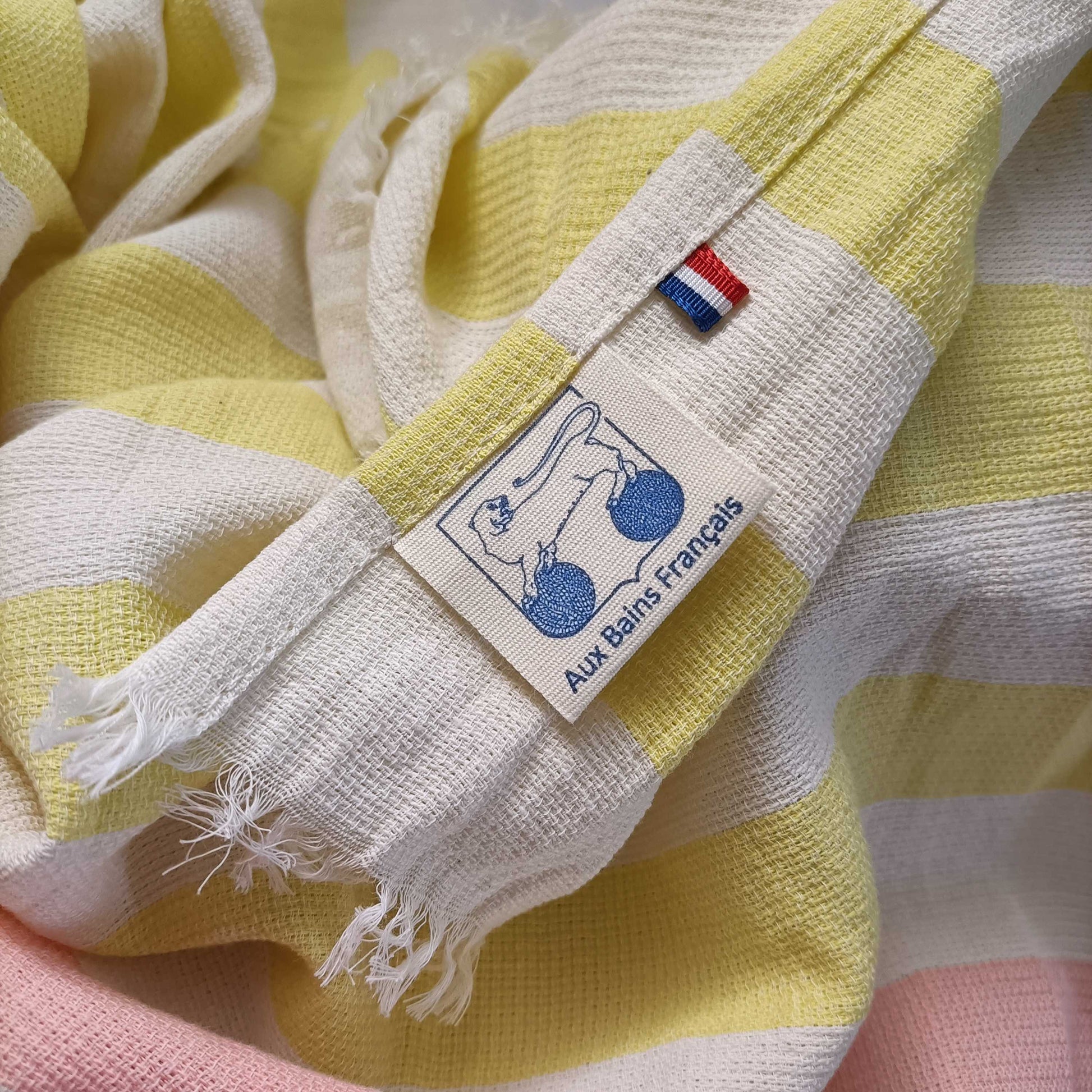 serviette made in france aux bains français