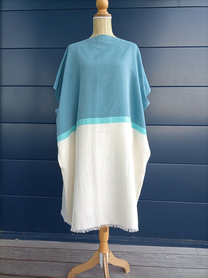 Poncho de Plage Rayé