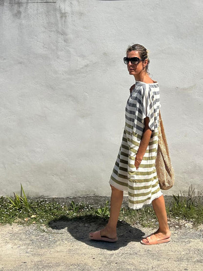 poncho de plage léger made in France pour les vacances