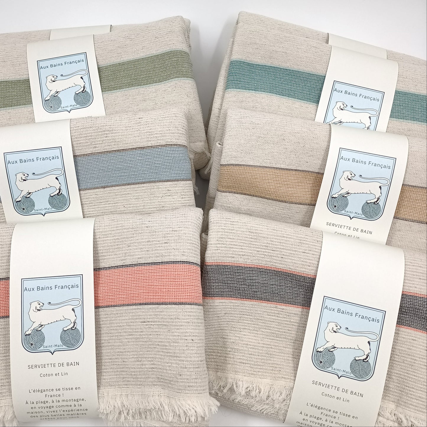 Serviette de Bain Coton-lin